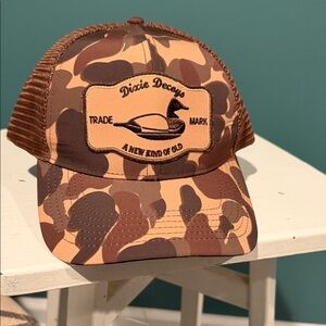 Brown Camo Trucker Hat